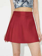 Ruched Mini Skirt with Zipper
